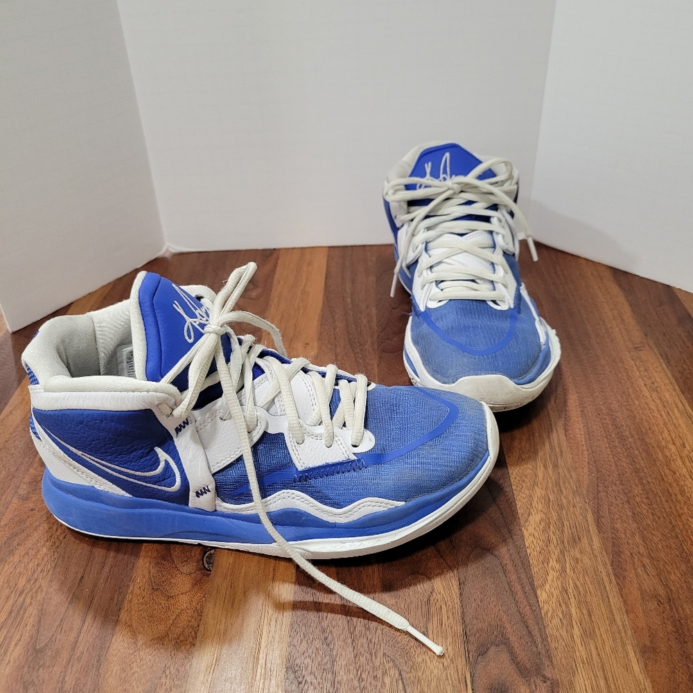 Nike Blue and White Men's Shoes